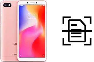 Scan document on a Xiaomi Redmi 6A