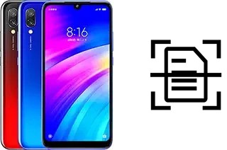 Scan document on a Xiaomi Redmi 7