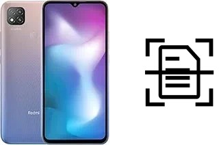 Scan document on a Xiaomi Redmi 9 Activ