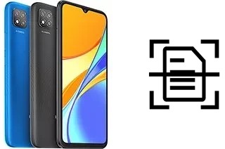 Scan document on a Xiaomi Redmi 9C NFC