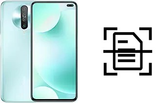 Scan document on a Xiaomi Redmi K30 5G Racing