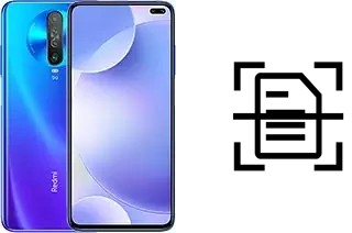 Scan document on a Xiaomi Redmi K30 5G