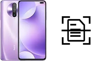 Scan document on a Xiaomi Redmi K30