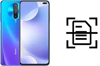 Scan document on a Xiaomi Redmi K30i 5G