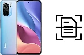 Scan document on a Xiaomi Redmi K40 Pro