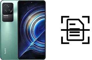 Scan document on a Xiaomi Redmi K50 Pro