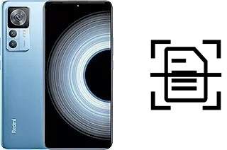 Scan document on a Xiaomi Redmi K50 Ultra