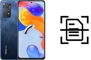 Scan document on a Xiaomi Redmi Note 11 Pro 5G