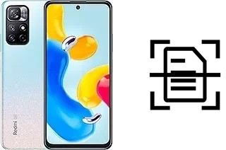 Scan document on a Xiaomi Redmi Note 11S 5G