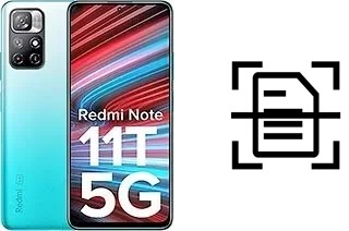 Scan document on a Xiaomi Redmi Note 11T 5G