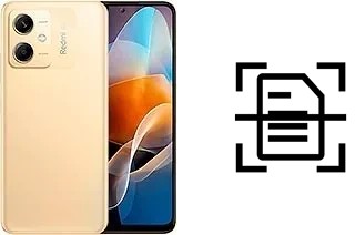 Scan document on a Xiaomi Redmi Note 12R Pro