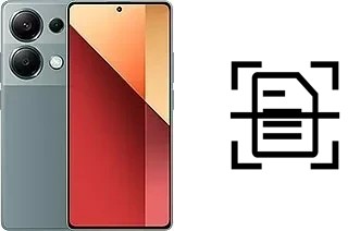 Scan document on a Xiaomi Redmi Note 13 Pro 4G