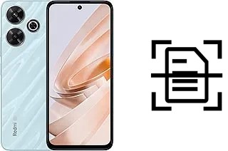 Scan document on a Xiaomi Redmi Note 13R