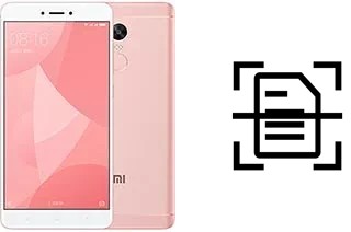 Scan document on a Xiaomi Redmi Note 4X High Version