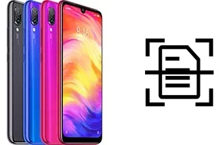 Scan document on a Xiaomi Redmi Note 7 India