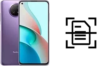 Scan document on a Xiaomi Redmi Note 9 5G