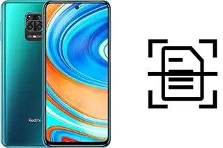 Scan document on a Xiaomi Redmi Note 9 Pro Max