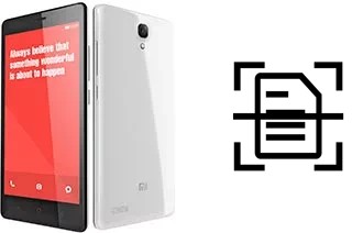 Scan document on a Xiaomi Redmi Note Prime