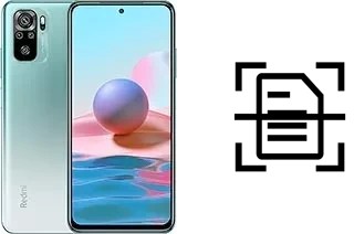 Scan document on a Xiaomi Redmi Note 10