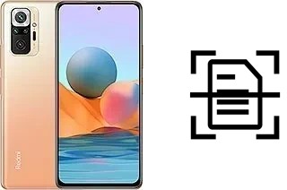 Scan document on a Xiaomi Redmi Note 10 Pro Max