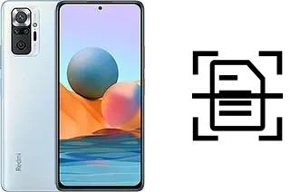 Scan document on a Xiaomi Redmi Note 10 Pro