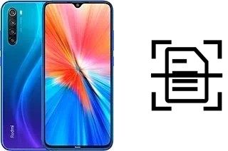 Scan document on a Xiaomi Redmi Note 8 2021