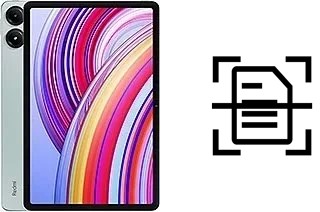 Scan document on a Xiaomi Redmi Pad Pro