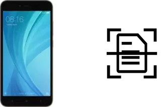 Scan document on a Xiaomi Redmi Y1