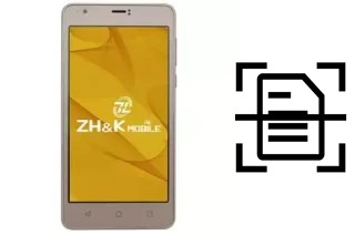 Scan document on a ZH-K Mobile Spark 3