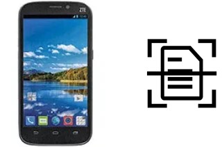 Scan document on a ZTE Grand X Plus Z826