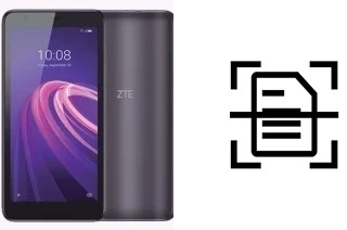 Scan document on a ZTE Blade A3 Lite