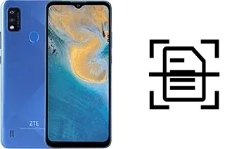 Scan document on a ZTE Blade A51