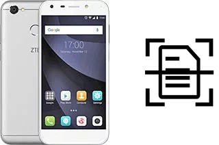 Scan document on a ZTE Blade A6