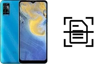 Scan document on a ZTE Blade A71