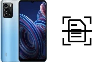 Scan document on a ZTE Blade A72