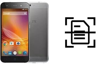 Scan document on a ZTE Blade D6