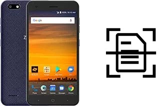 Scan document on a ZTE Blade Force