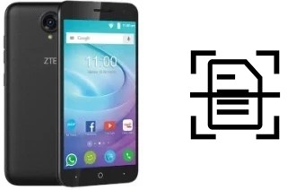 Scan document on a ZTE Blade l7A