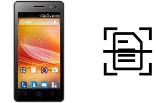 Scan document on a ZTE Blade Q Pro