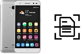 Scan document on a ZTE Blade A2