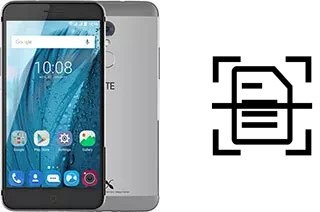 Scan document on a ZTE Blade V7 Plus