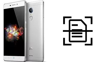 Scan document on a ZTE Blade X9