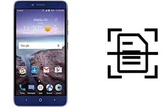 Scan document on a ZTE Grand X Max 2