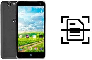 Scan document on a ZTE Grand X2