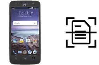 Scan document on a ZTE Maven