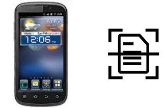 Scan document on a ZTE Grand X V970