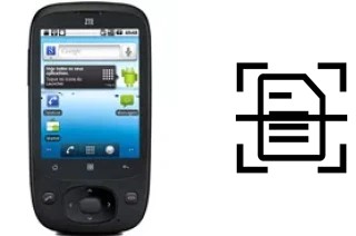 Scan document on a ZTE N721