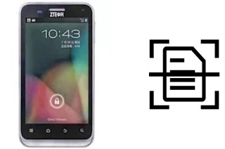 Scan document on a ZTE N880E