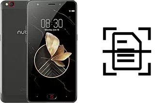 Scan document on a ZTE nubia M2 Play