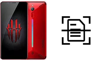 Scan document on a ZTE nubia Red Magic